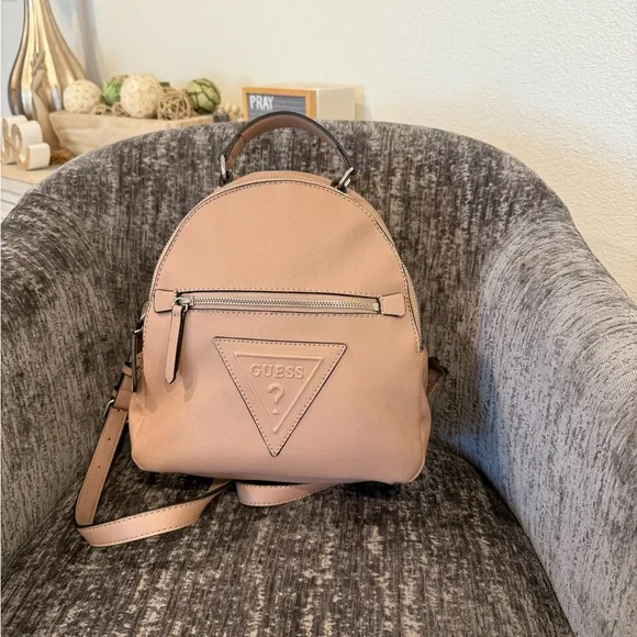 Guess | Bags | Guess Taupe Color Backpack | Poshmark display picture 3